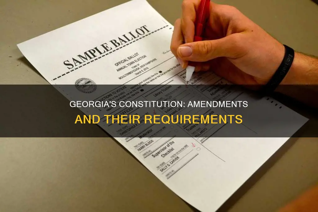 what are the require ments for ammending georgia