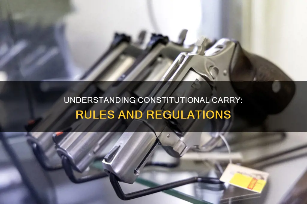 what are the rules for constitutional carry