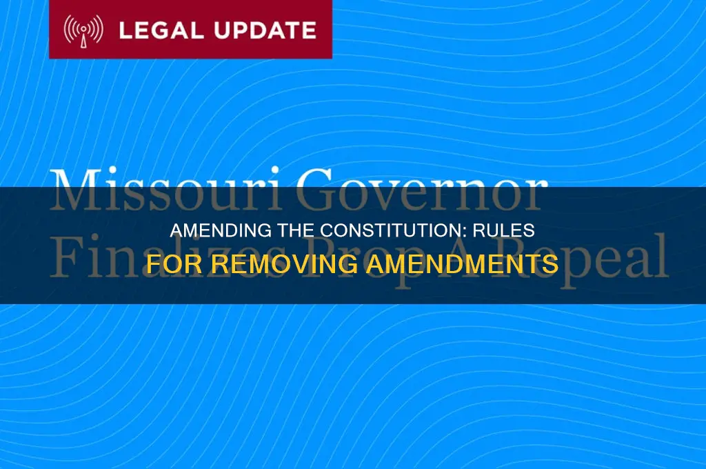 what are the rules to remove an amendment the constitution