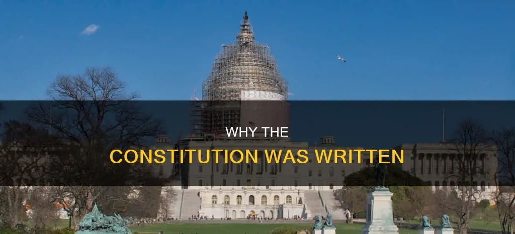 what are the six reasons for writing the constitution