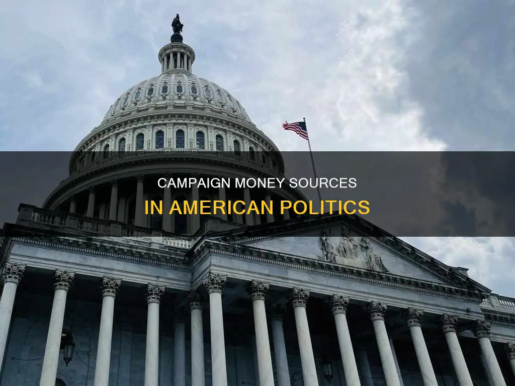 what are the sources of campaign money in american politics