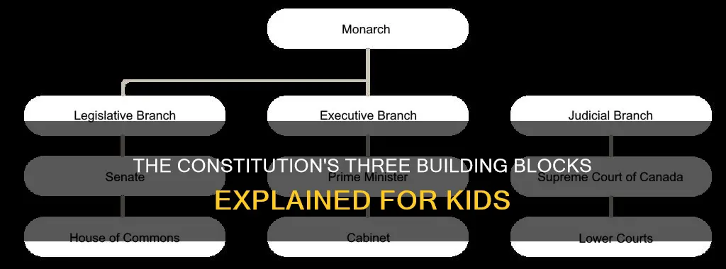 what are the three parts of the constitution for kids