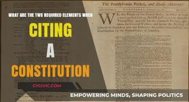 Elements of Constitution Citation: Understanding the Fundamentals