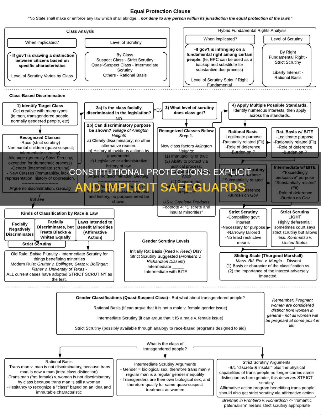 what are the two types of constitutional protections