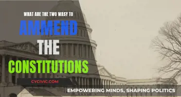 Amending the Constitution: Two Ways to Make Changes