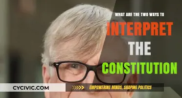 Interpreting the Constitution: Two Distinct Approaches