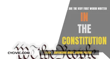 The Constitution's First Words: A Nation's Founding Principles