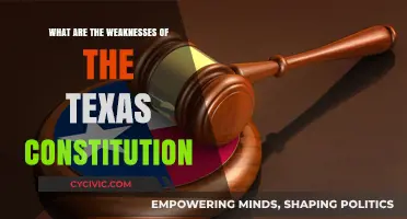 Texas Constitution: Weaknesses and Flaws