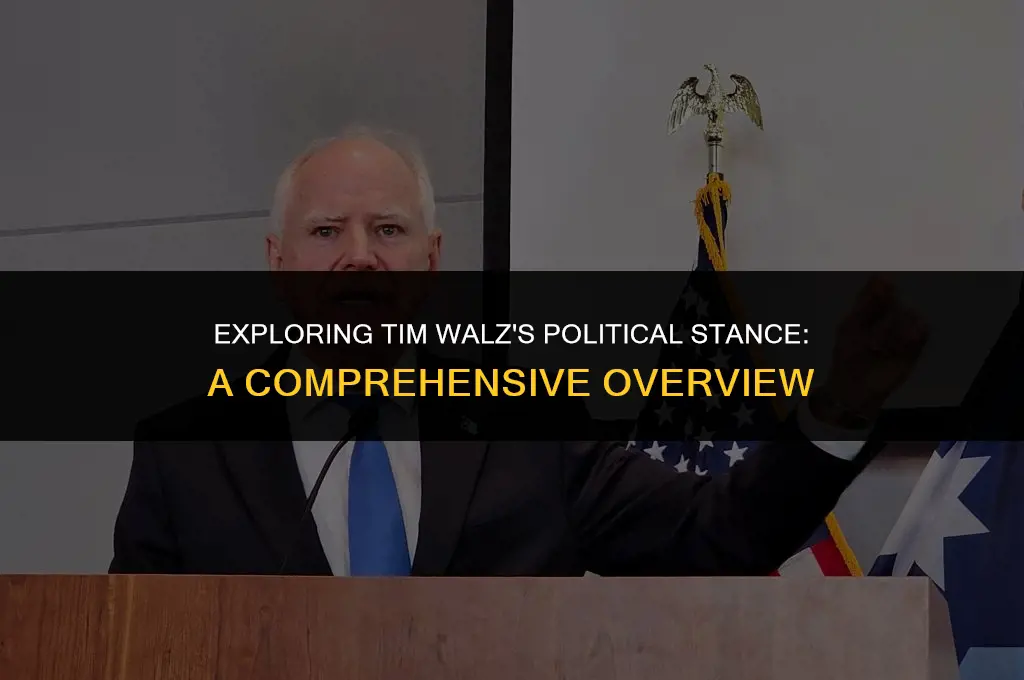 what are tim walz politics
