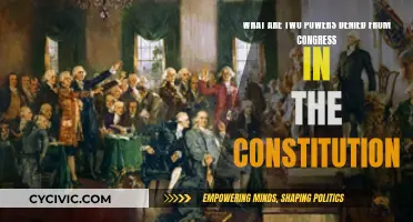 Congressional Powers Denied: Constitutional Limits Explored