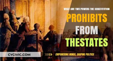 The Constitution's Limits on States: Two Key Prohibited Powers