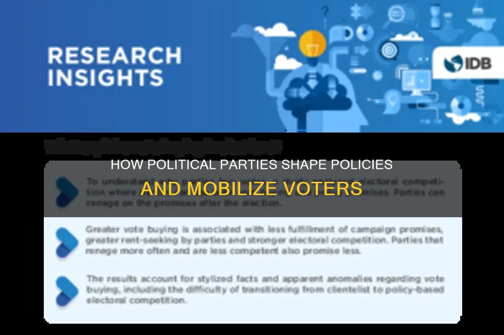 what are two things that political parties do