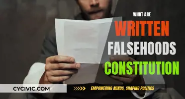 Unraveling the Constitution's Written Falsehoods