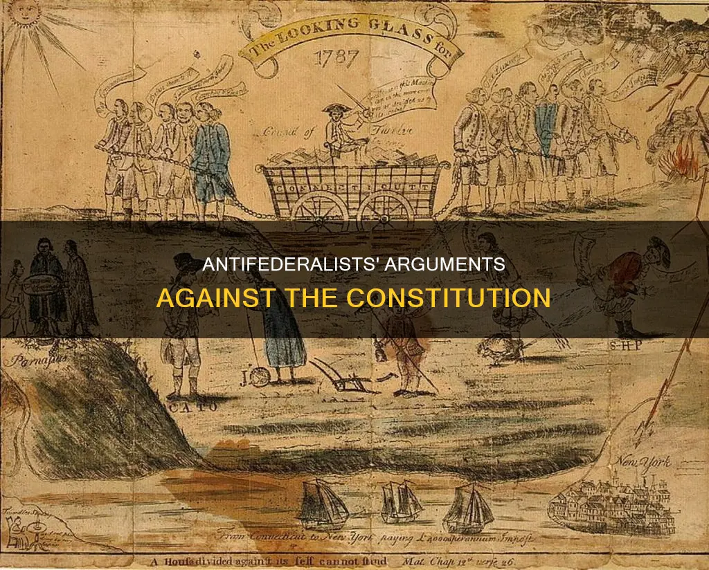 what arguments did the antifederalists have against the constitution