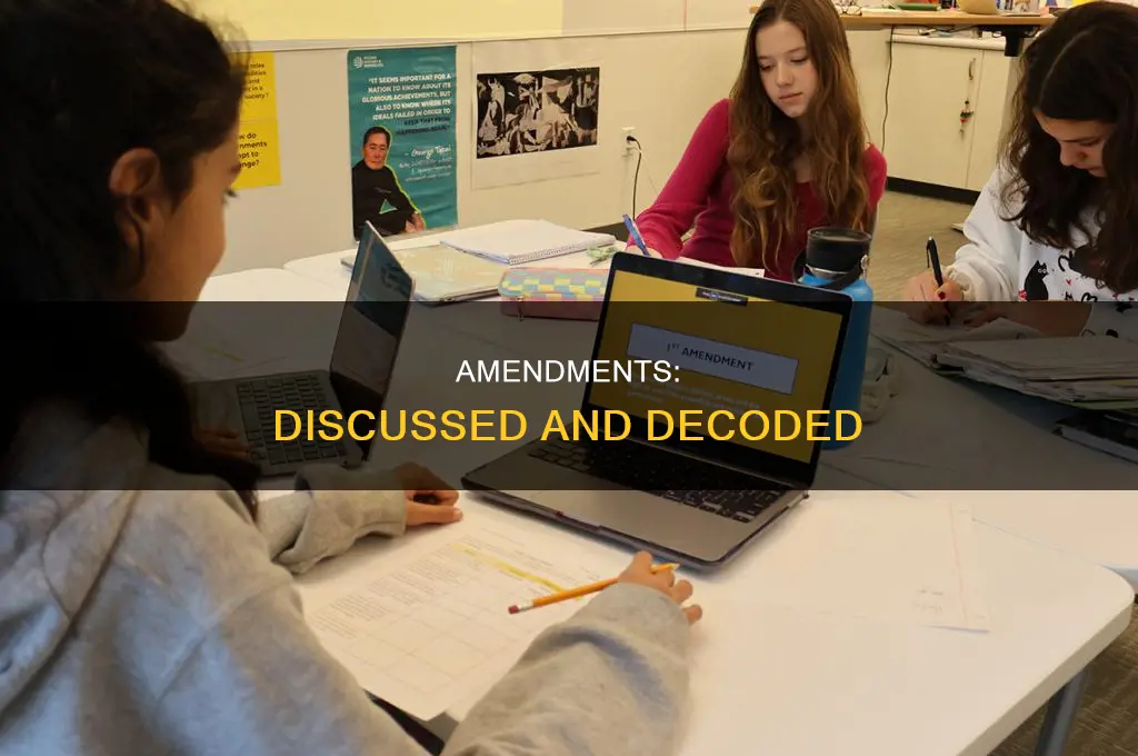 what article are amendments discussed