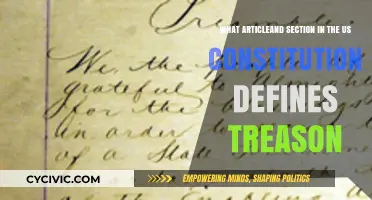 The Constitution's Treason Clause: Article 3, Section 3