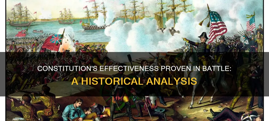 what battle proved the effectiveness of the new constitution