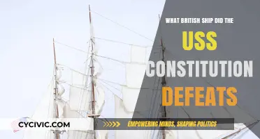 Constitution's Conquest: British Ship Defeated