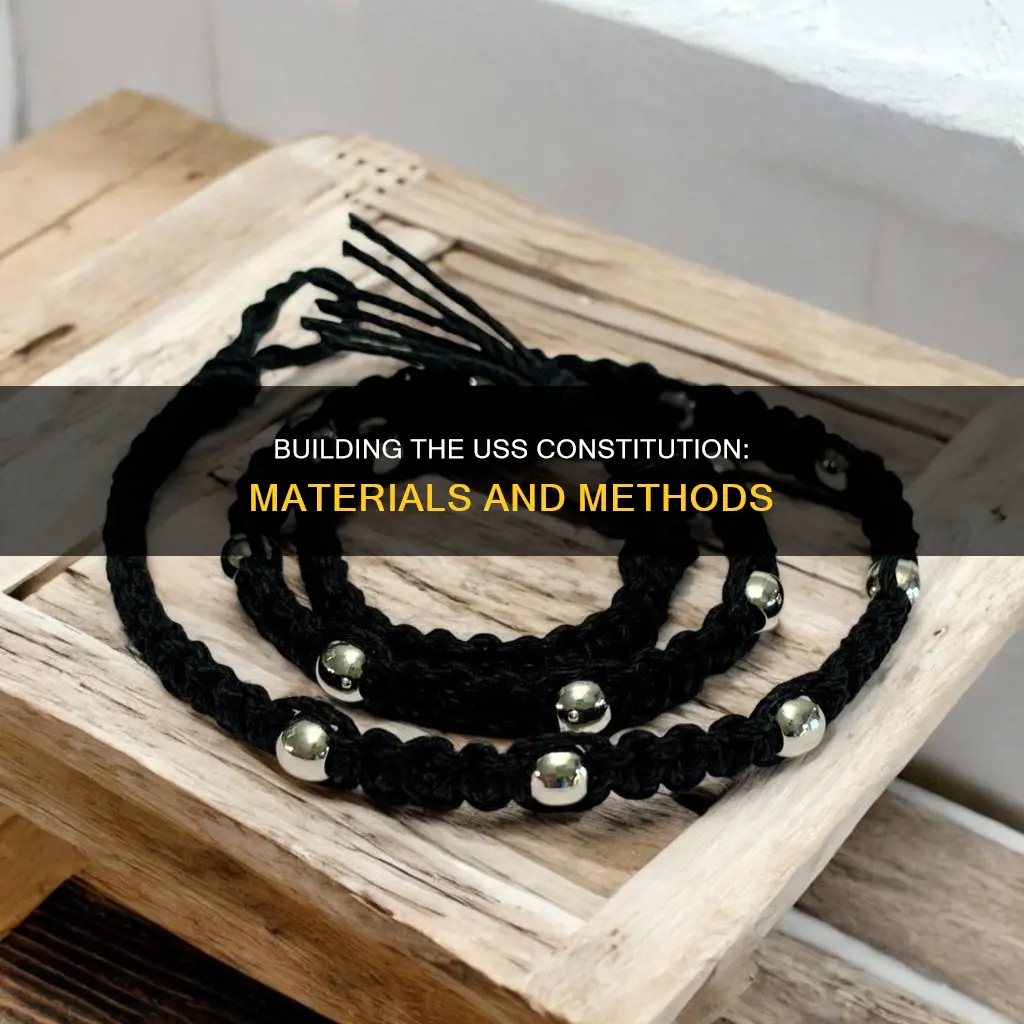 what building materials were used to construct the uss constitution