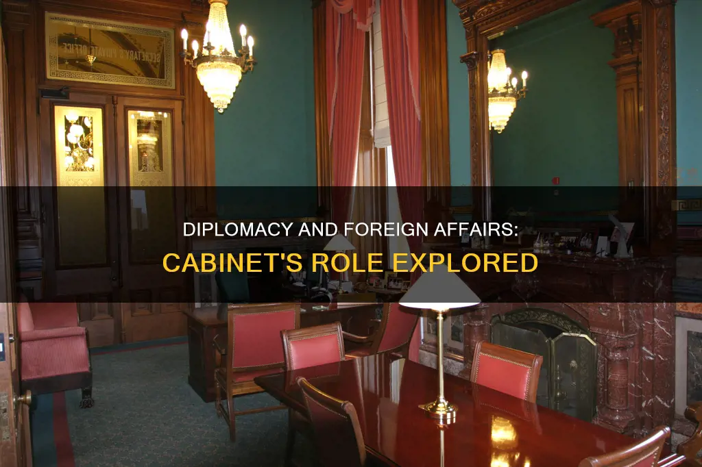 what cabinent is responsible for carrying out diplomacy