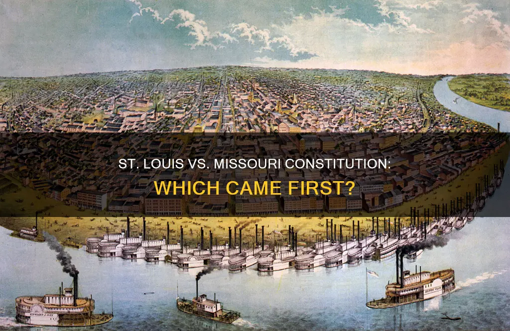 what came first missouri constitution vs st louis