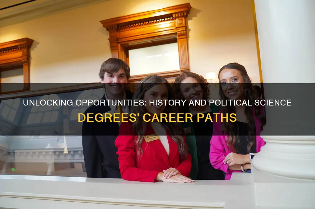 what can a history or political science degree get you