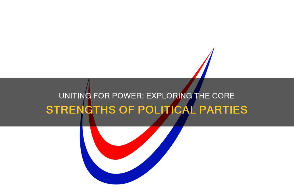 what can an interal strength of a political party be