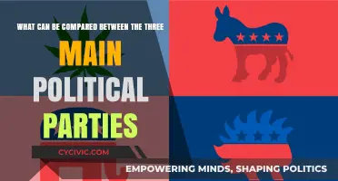 Comparing Policies, Ideologies, and Visions of the Three Major Political Parties