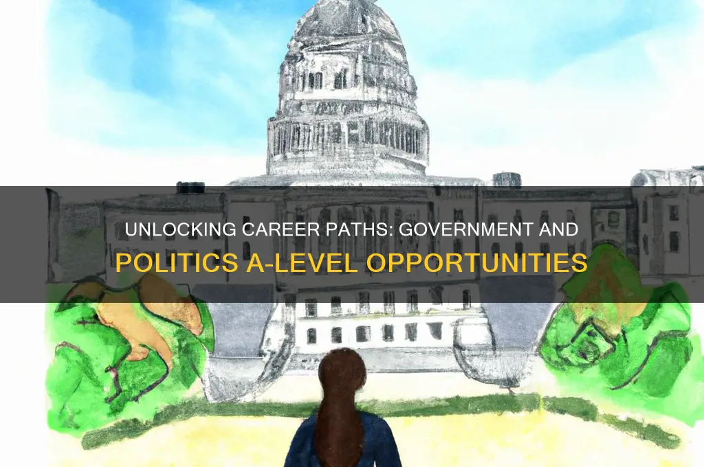 what can government and politics a level lead to