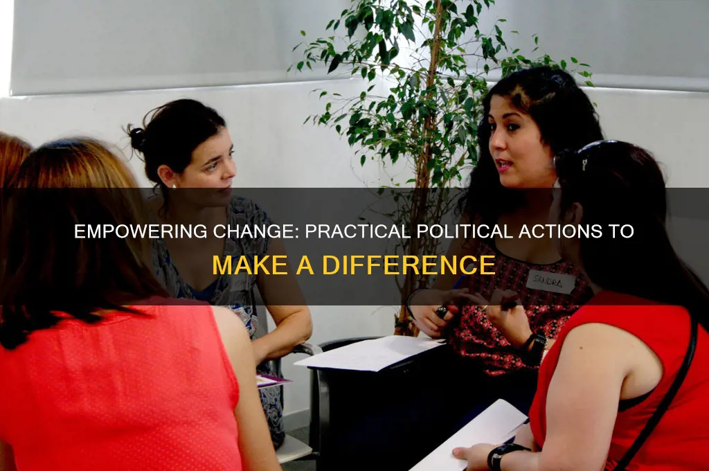 what can i do politically to make a difference