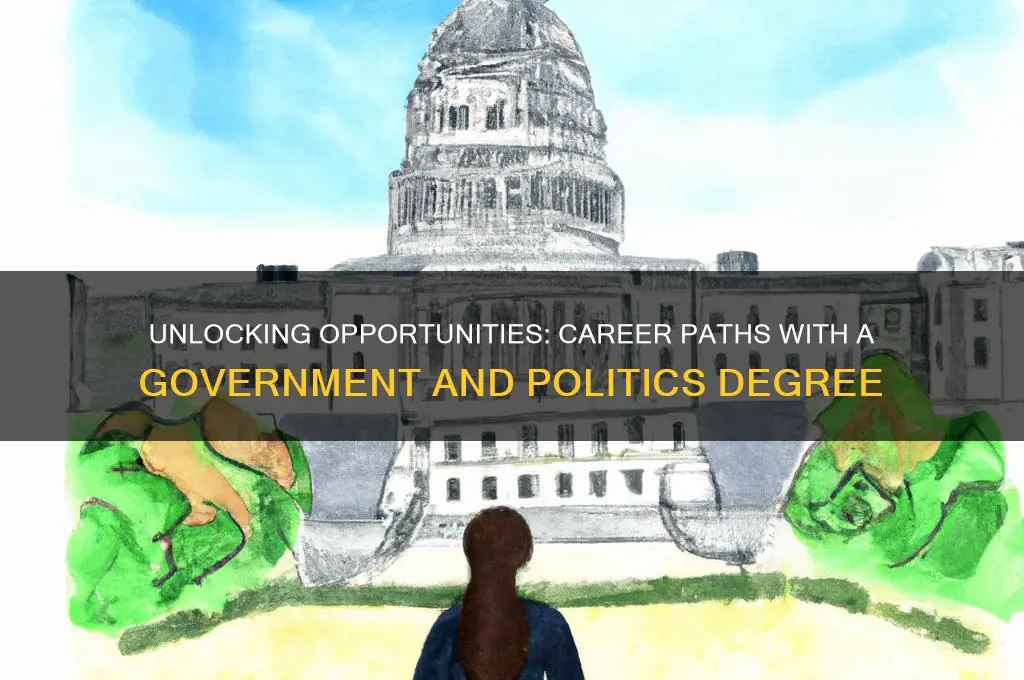 what can i do with a government and politics degree