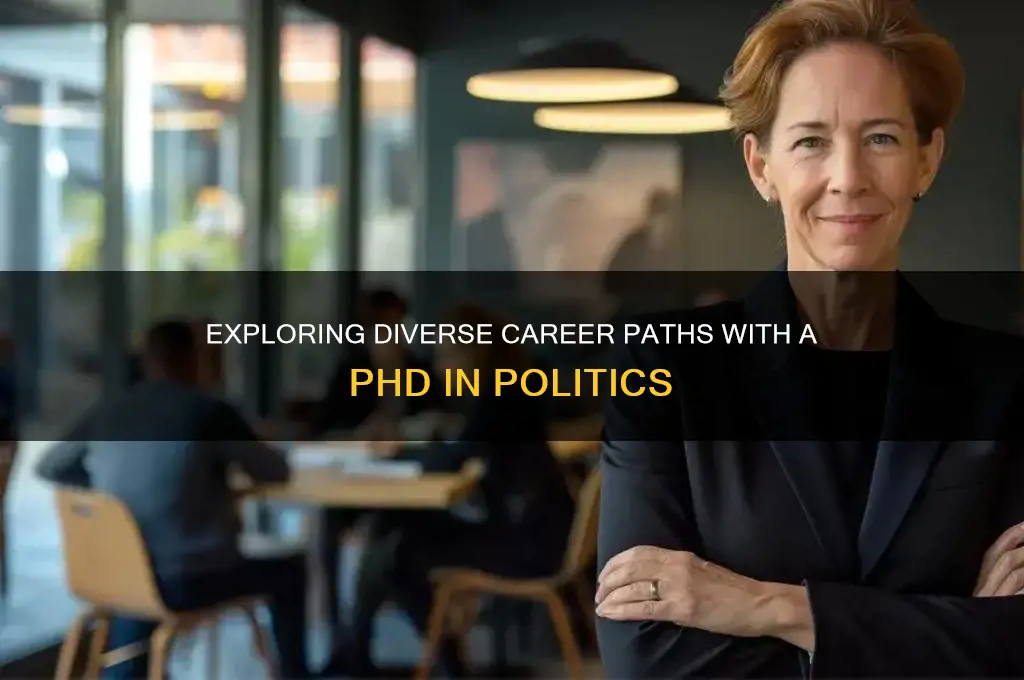 what can i do with a phd in politics