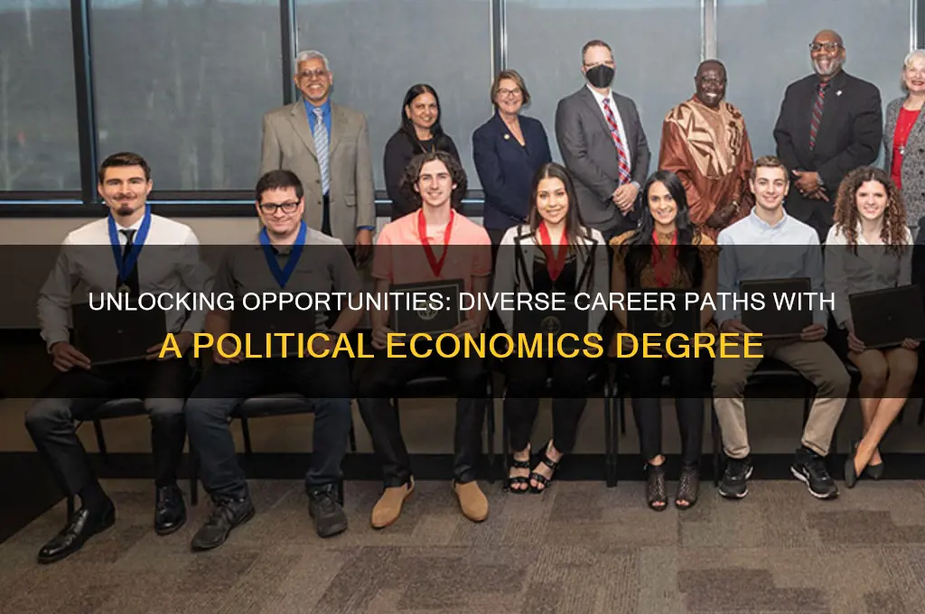 what can i do with a political economics degree