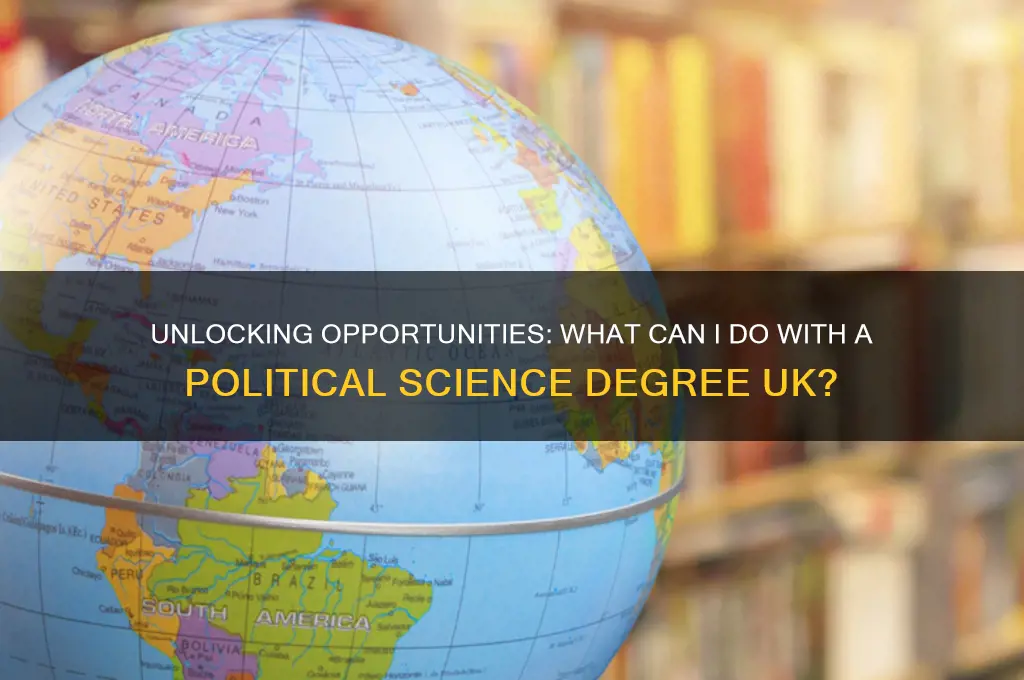 what can i do with a political science degree uk