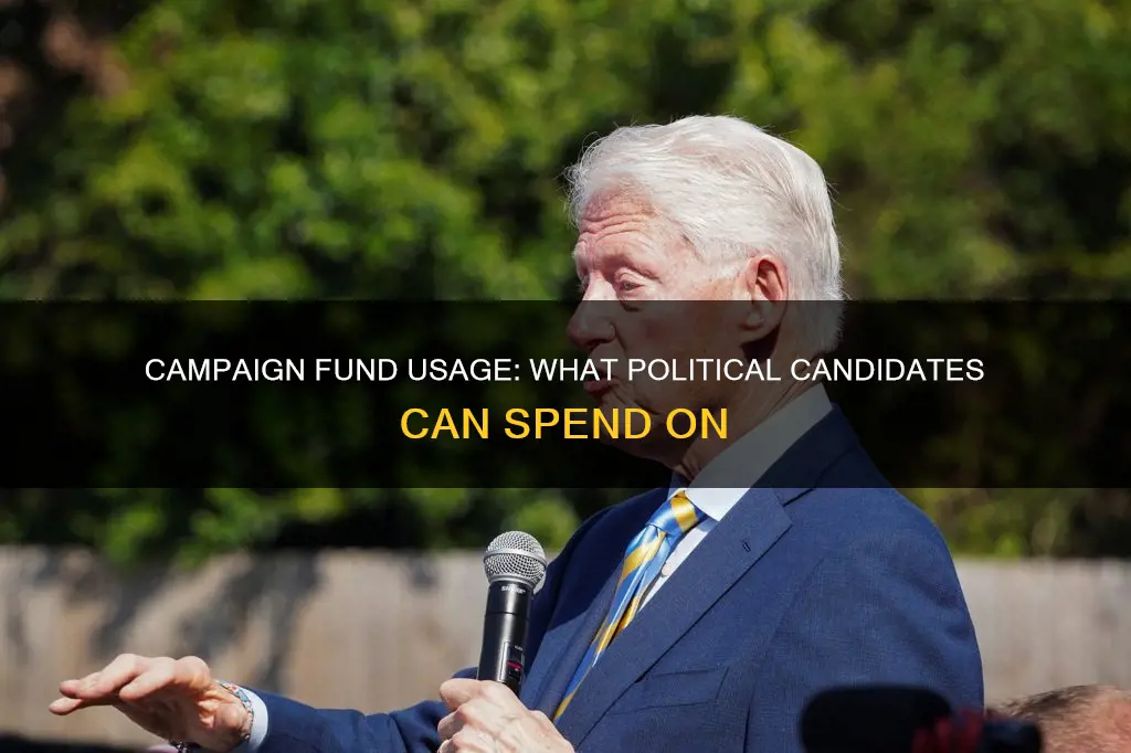 what can political candidates spend their campaign funds on