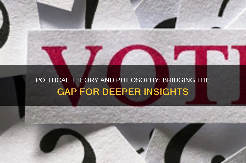 what can political theory learn from political philosophy