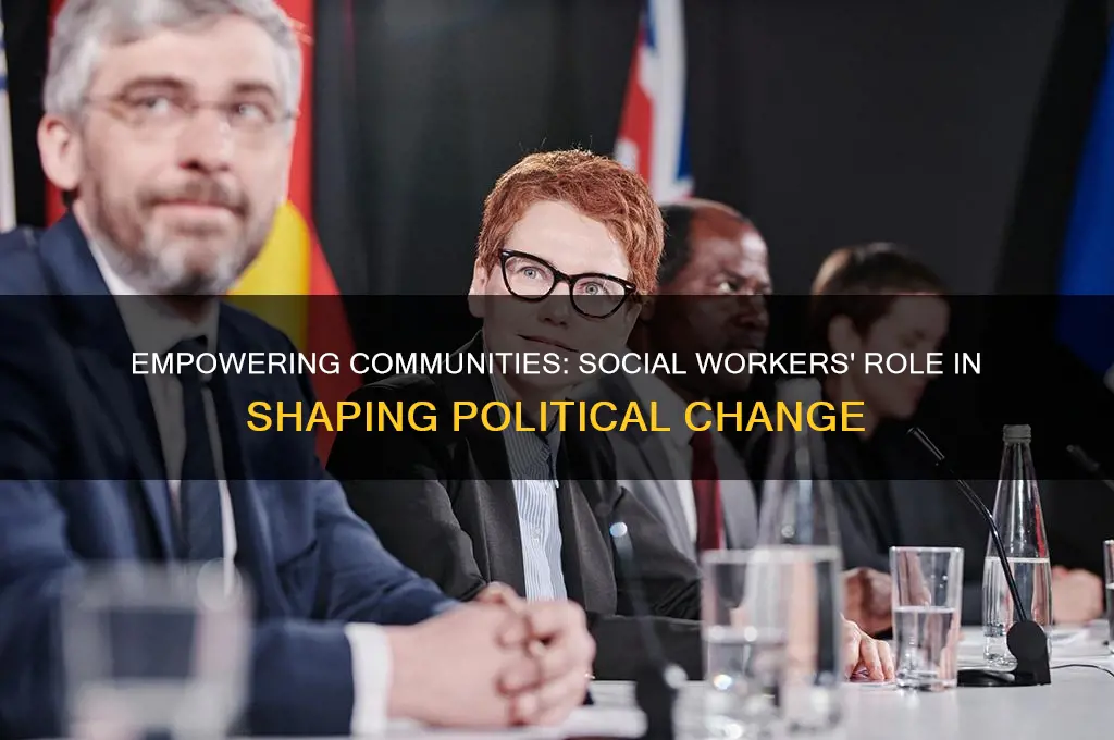 what can social workers do in politics