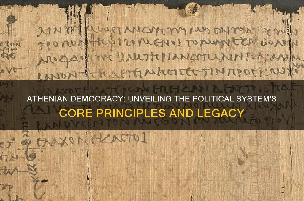 what can we infer about the athenian political system
