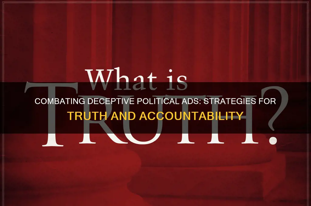 what can you do about political ads that lie