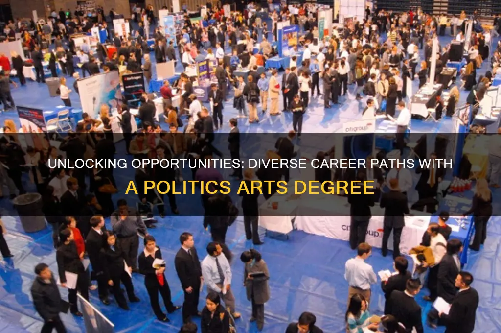 what can you do with a politics arts degree