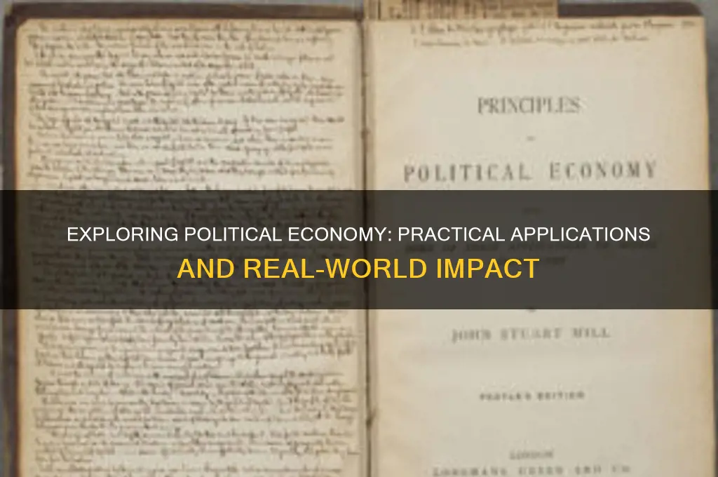 what can you do with political economy