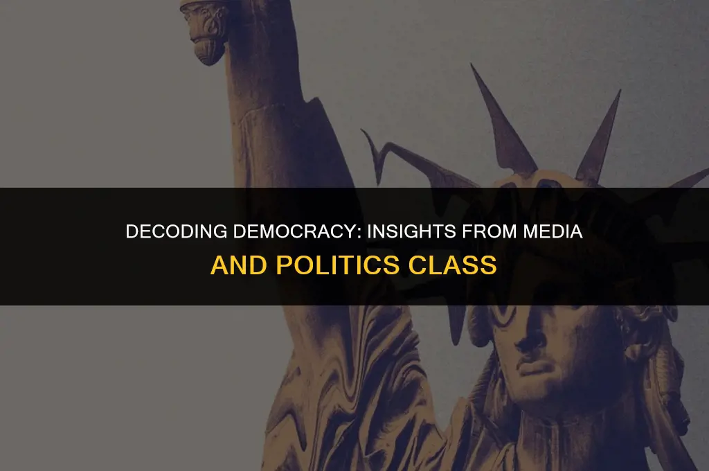 what can you larn from media and politics class