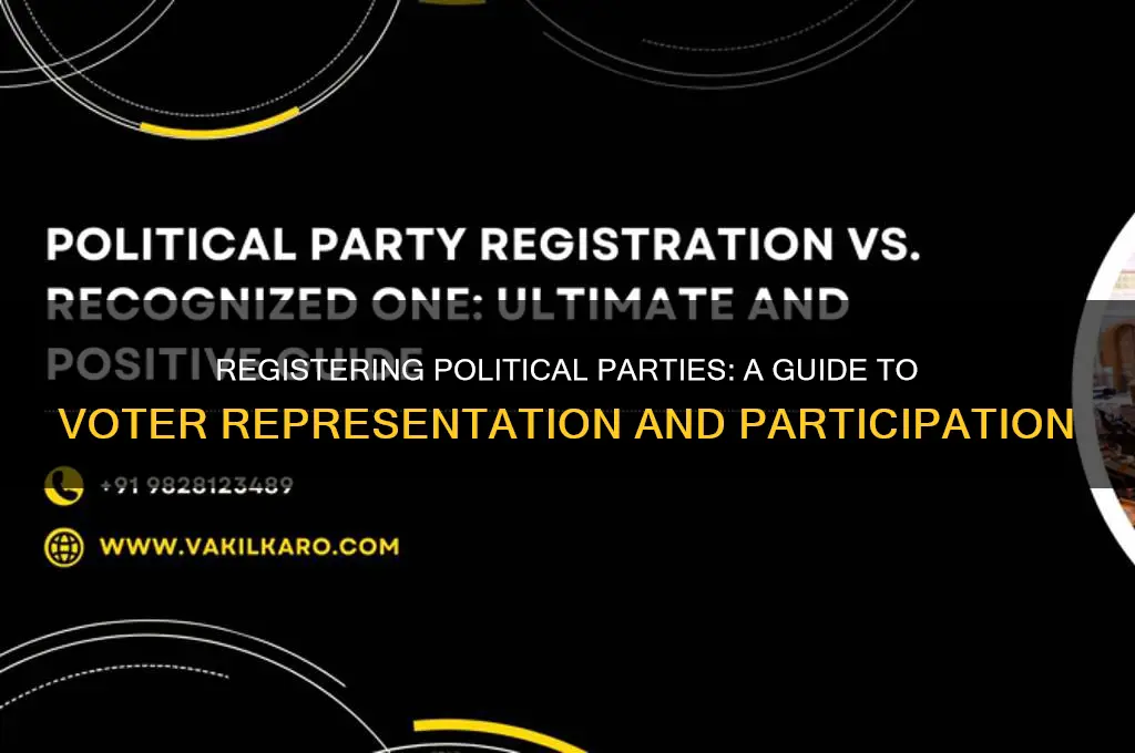 what can you register to vote as political parties