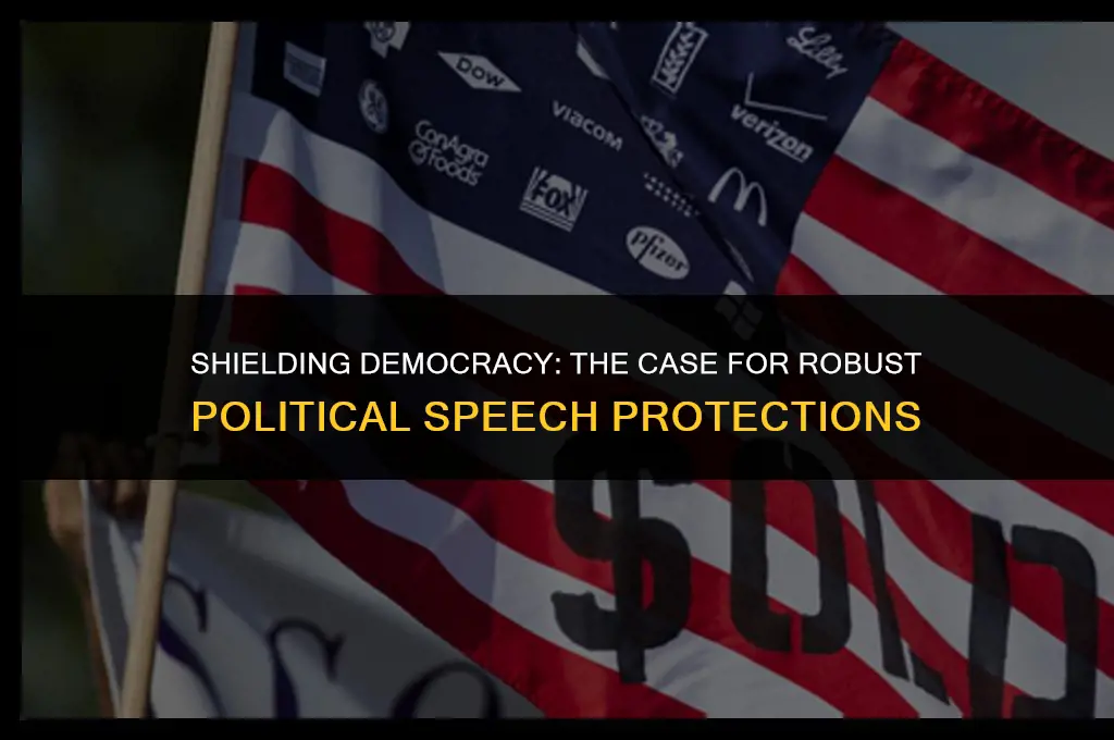 what case protects political speech