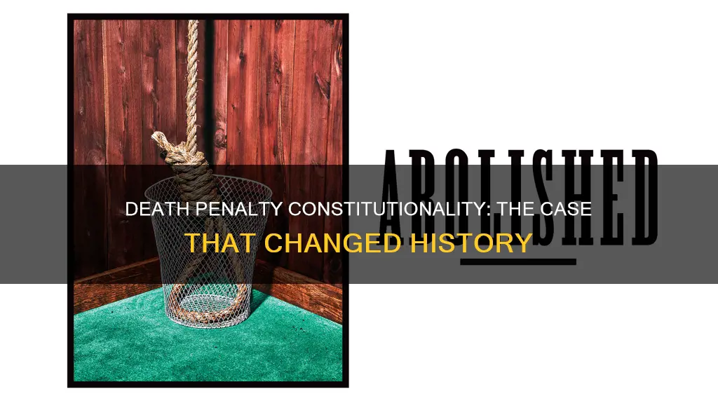 what case said the death penalty was constitutional