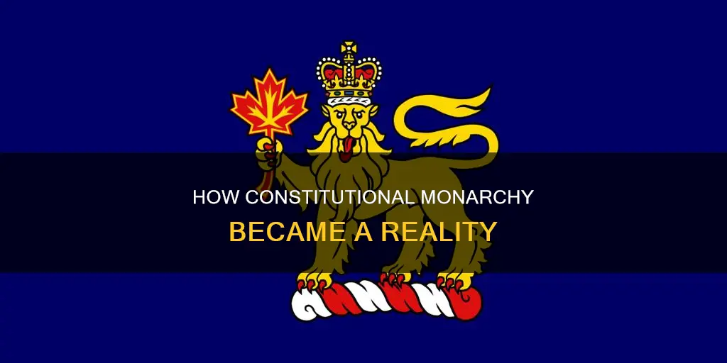 what caused the constitutional monarchy