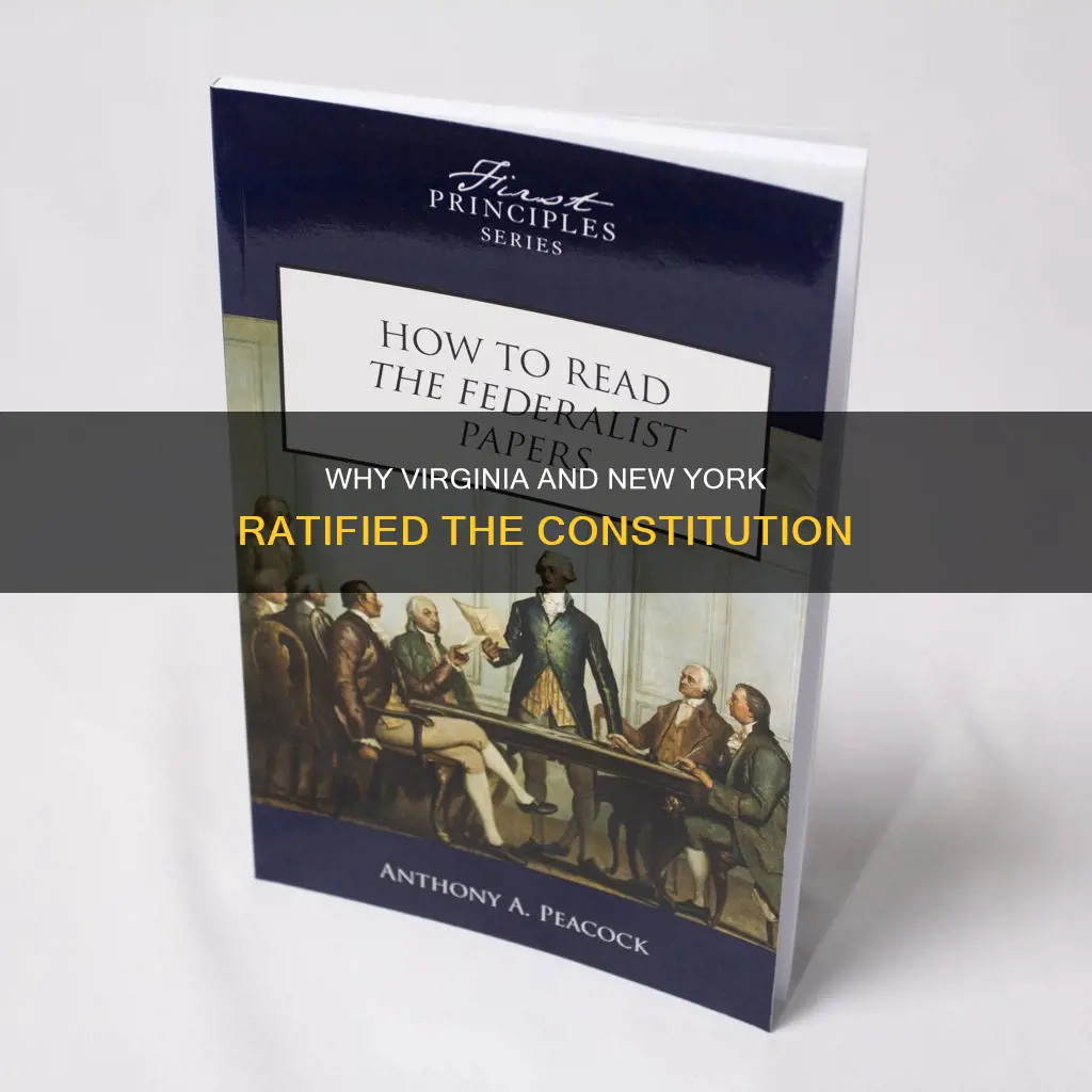 what caused virginia and new york to ratify the constitution