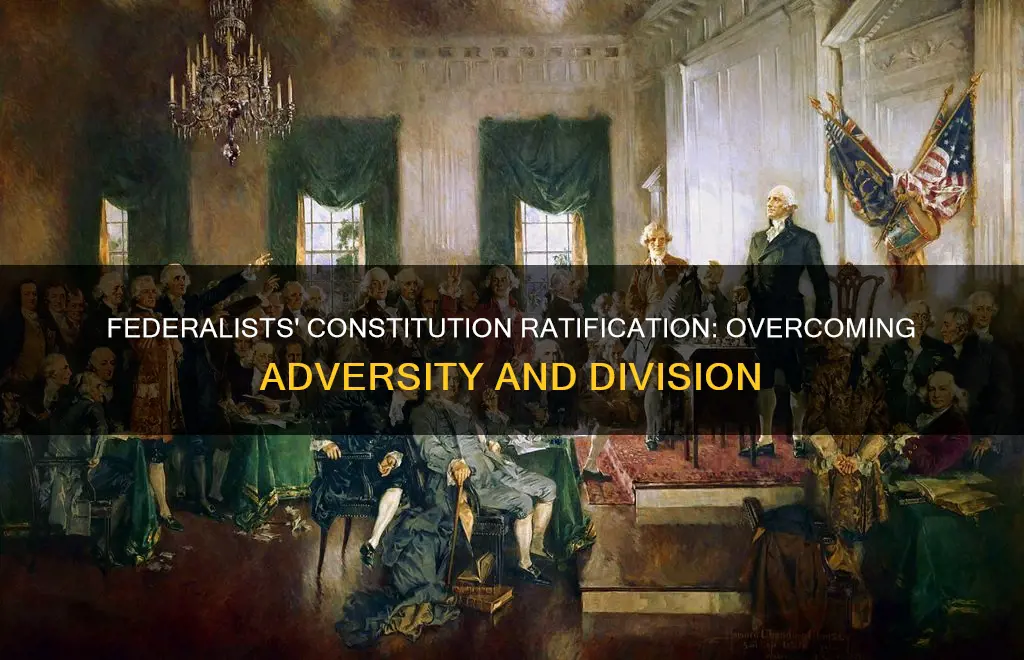 what challenges did federalists face to get the constitution ratified
