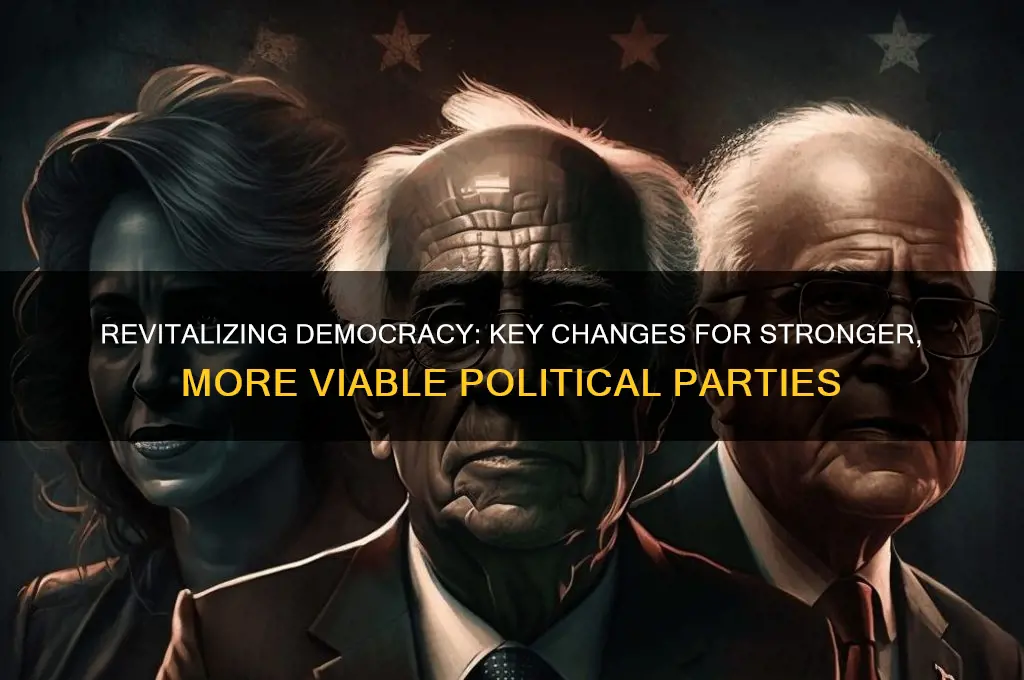what changes would create more viable parties in politics