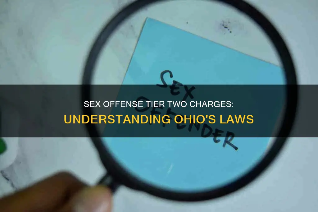 what charges constitute tier two sex offense ohio